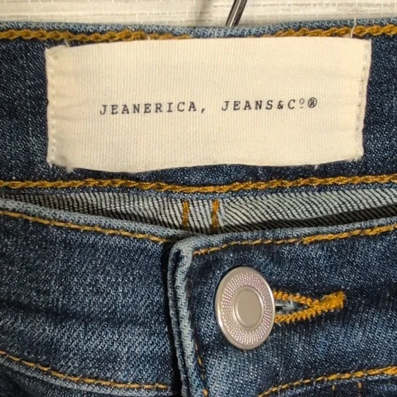Jeanerica Jeans The Classic CW0002 Straight Leg Organic Cotton Dark Vintage 28 - Picture 3 of 9